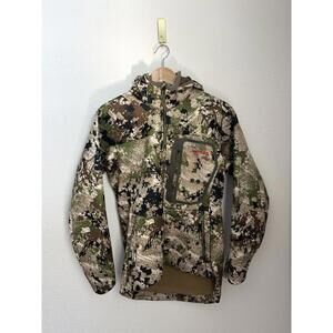 Sitka Men’s Traverse Heavyweight Fleece Lined Optifade Camo Rugged Jacket Sz S